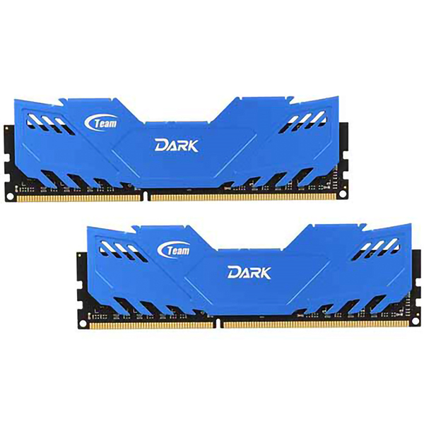 رم کامپیوتر DDR3 تک کاناله 1600 مگاهرتز CL10 تیم گروپ مدل DARK SERIES ظرفیت 4 گیگابایت