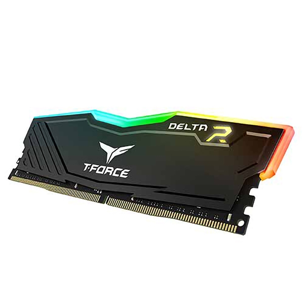 رم کامپیوتر DDR4 دو کاناله 2400 مگاهرتز CL16 تیم گروپ مدل DELTA RGB  ظرفیت 16 گیگابایت