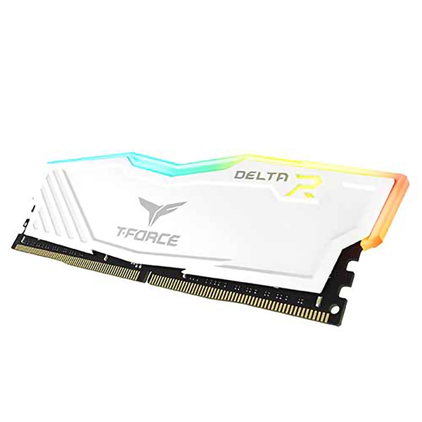 رم کامپیوتر DDR4 دو کاناله 2400 مگاهرتز CL16 تیم گروپ مدل DELTA RGB  ظرفیت 16 گیگابایت