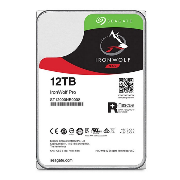 هارد اینترنال سیگیت مدل IronWolf Pro ST12000NE0008 ظرفیت 12 ترابایت