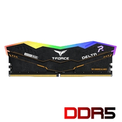 رم کامپیوتر DDR5 تک کاناله 6000 مگاهرتز CL38 تیم گروپ مدل DELTA RGB ظرفیت 16 گیگابایت
