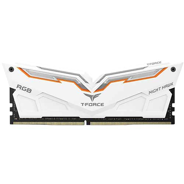 رم کامپیوتر DDR4 دو کاناله 3000 مگاهرتز CL16 تیم گروپ مدل NIGHT HAWK RGB ظرفیت 16 گیگابایت