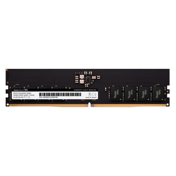 رم کامپیوتر DDR5 تک کاناله 5600 مگاهرتز CL46 تیم گروپ مدل ELITE ظرفیت 16 گیگابایت