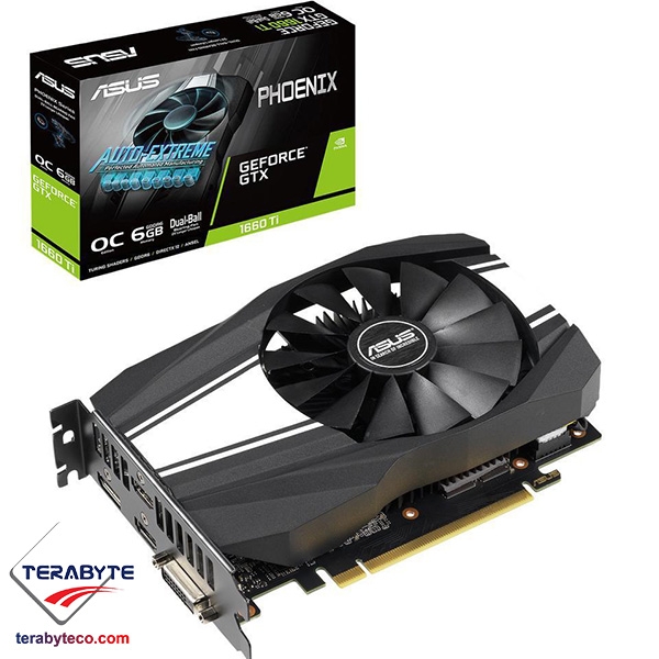 کارت گرافیک ایسوس مدل PH GTX1660TI O6G