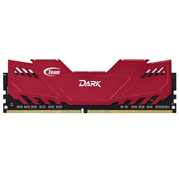 رم کامپیوتر DDR3 تک کاناله 1600 مگاهرتز CL10 تیم گروپ مدل DARK SERIES ظرفیت 8 گیگابایت