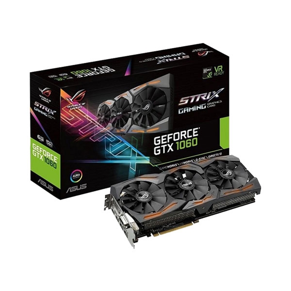 کارت گرافیک ایسوس مدل ROG STRIX GTX1060 6G GAMING