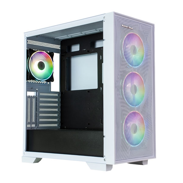 کیس کامپیوتر مسترتک مدل Hunter X Gaming White