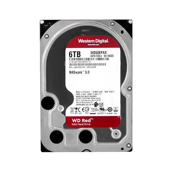هارد اینترنال وسترن دیجیتال 60EFAX NX HA500 ظرفیت 6 ترابایت