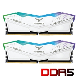 رم کامپیوتر DDR5 دو کاناله 6400 مگاهرتز CL40 تیم گروپ مدل DELTA RGB ظرفیت 32 گیگابایت