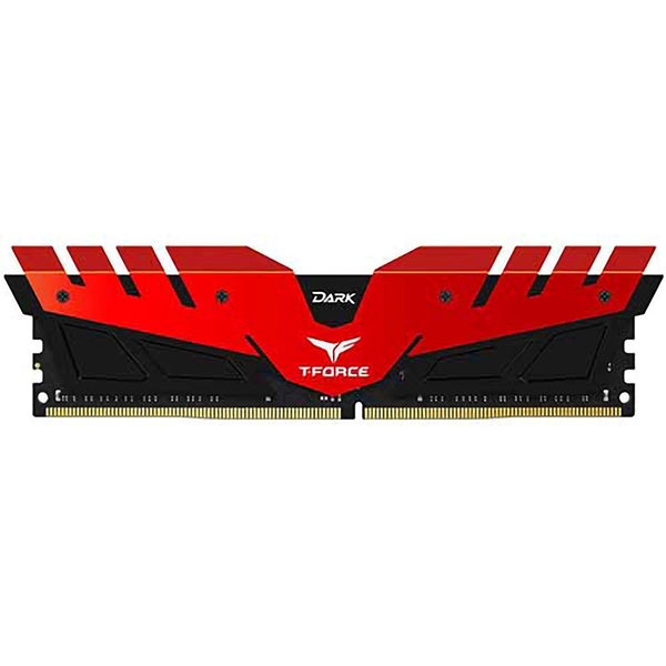 رم کامپیوتر DDR4 دو کاناله 3000 مگاهرتز CL16 تیم گروپ مدل DARK ROG TFORCE ظرفیت 8 گیگابایت