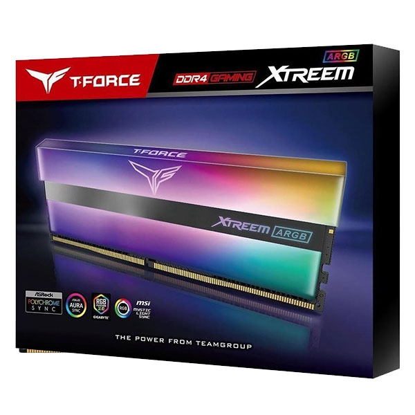 رم دسکتاپ DDR4 دو کاناله 3200 مگاهرتز CL16 تیم گروپ مدل XTREEM ARGB ظرفیت 16 گیگابایت
