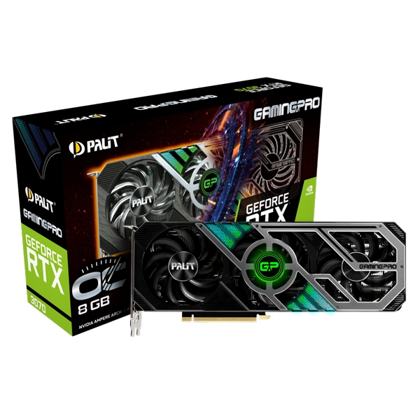 کارت گرافیک پلیت مدل RTX 3070 GamingPro 