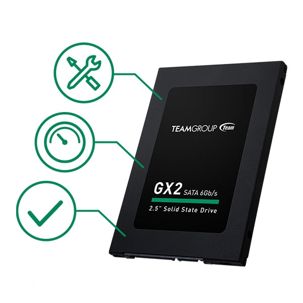 اس اس دی اینترنال تیم گروپ مدل GX2 ظرفیت 128 گیابایت