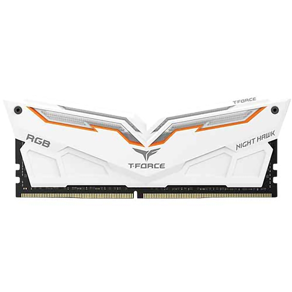 رم کامپیوتر DDR4 دو کاناله 3000 مگاهرتز CL16 تیم گروپ مدل NIGHT HAWK RGB ظرفیت 32 گیگابایت