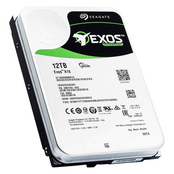 هارد اینترنال سیگیت مدل Exos X16 ST12000NM001G ظرفیت 12 ترابایت