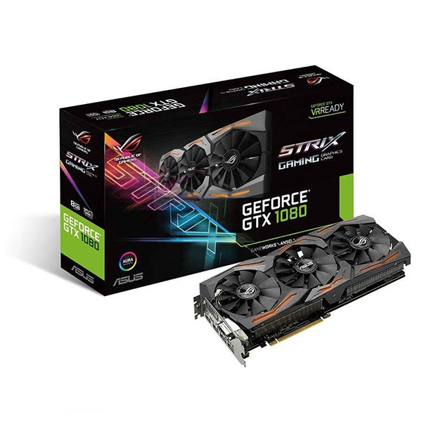 کارت گرافیک ایسوس مدل ROG STRIX GTX1080 8G GAMING