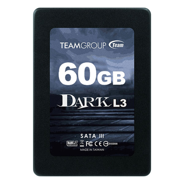 اس اس دی اینترنال تیم گروپ مدل SSD DARK L3 Team Group ظرفیت 60 گیگابایت