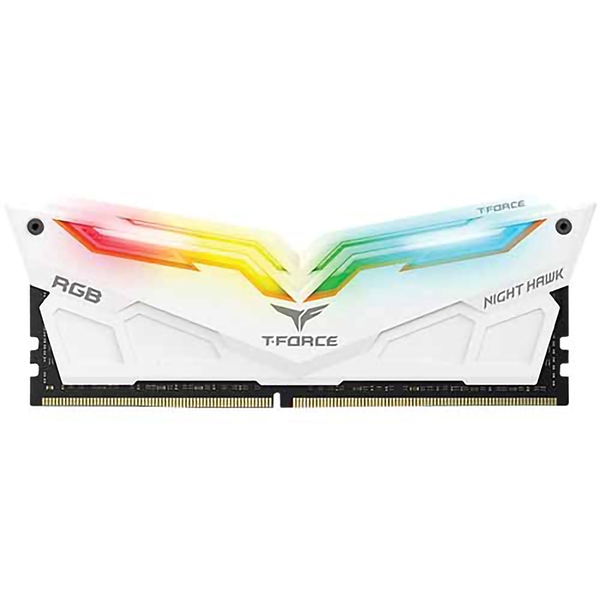 رم کامپیوتر DDR4 دو کاناله 2800 مگاهرتز CL16 تیم گروپ مدل NIGHT HAWK RGB ظرفیت 32 گیگابایت