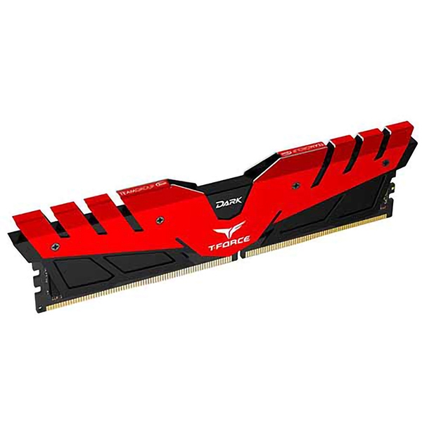 رم کامپیوتر DDR4 دو کاناله 3200 مگاهرتز CL16 تیم گروپ مدل DARK TFORCE ظرفیت 16 گیگابایت