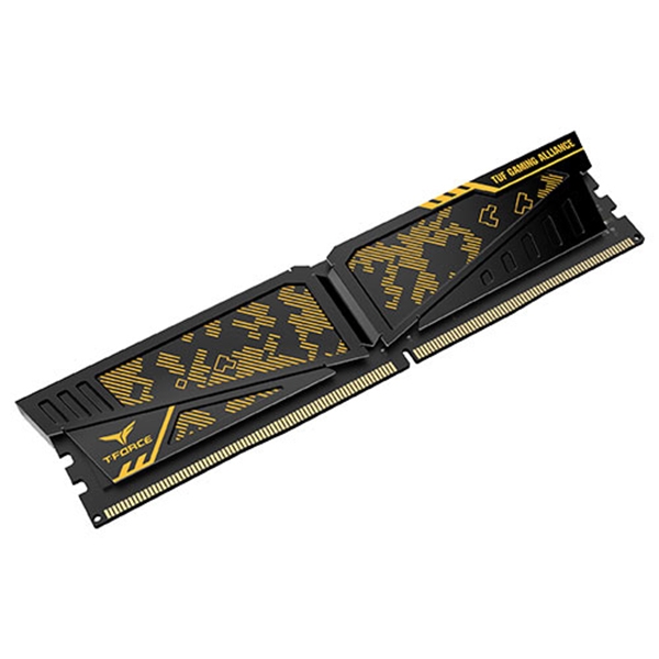 رم کامپیوتر DDR4 دو کاناله 2400 مگاهرتز CL15 تیم گروپ مدل VULCAN TUF Gaming ظرفیت 16 گیگابایت