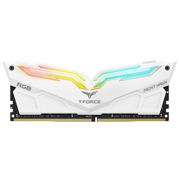 رم کامپیوتر DDR4 دو کاناله 3200 مگاهرتز CL16 تیم گروپ مدل NIGHT HAWK RGB ظرفیت 32 گیگابایت