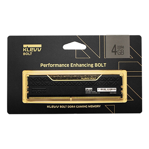 رم کامپیوتر DDR4 تک کاناله 2400 مگاهرتز مدل KLEVV BOLT ظرفیت 16 گیگابایت