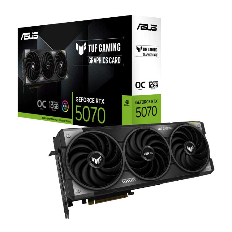 کارت گرافیک ایسوس مدل TUF Gaming RTX 5070 OC