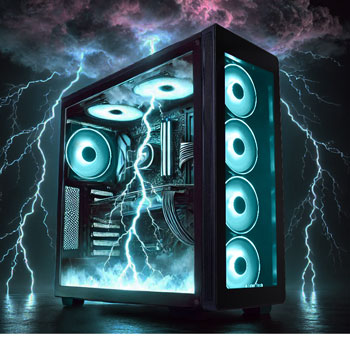 کیس اسمبل شده رندرینگ مدل TeraMax