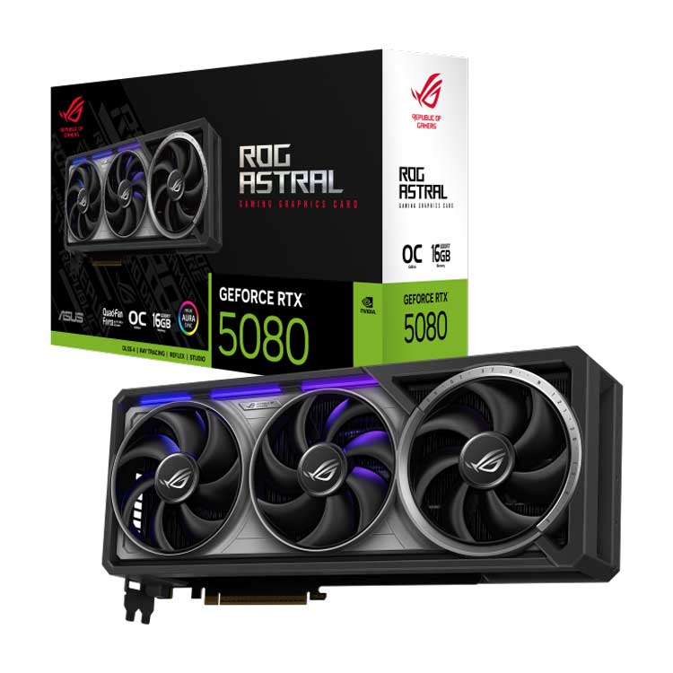 کارت گرافیک ایسوس مدل ROG ASTRAL RTX 5080 OC